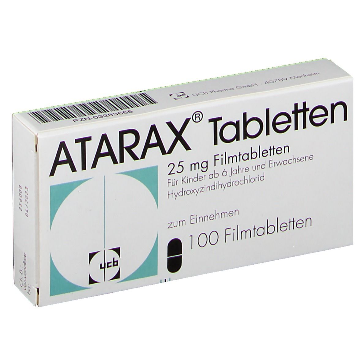 Atarax Hydroxyzine 25 mg 