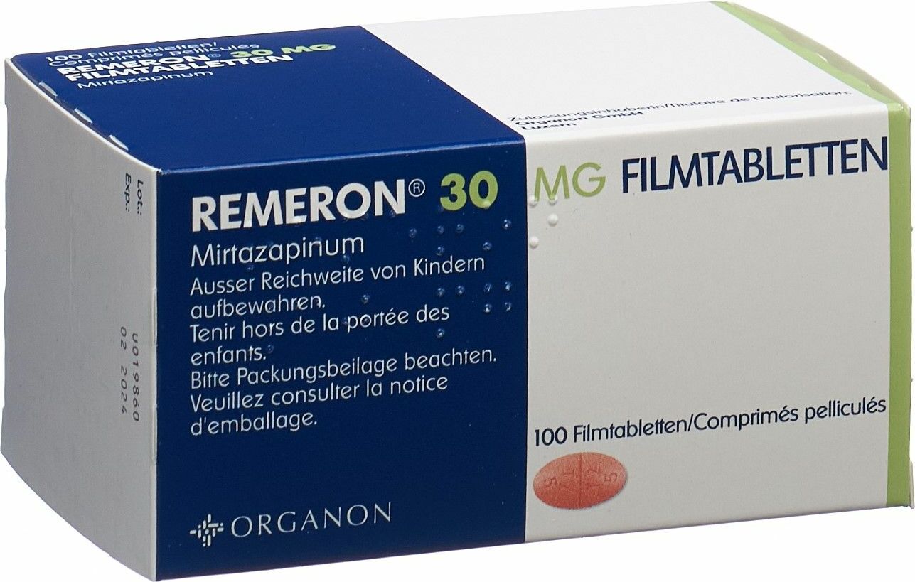Remeron Mirtazapin 30 mg 