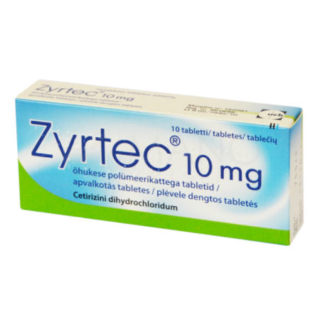 Zyrtec Cetirizine 10 mg 